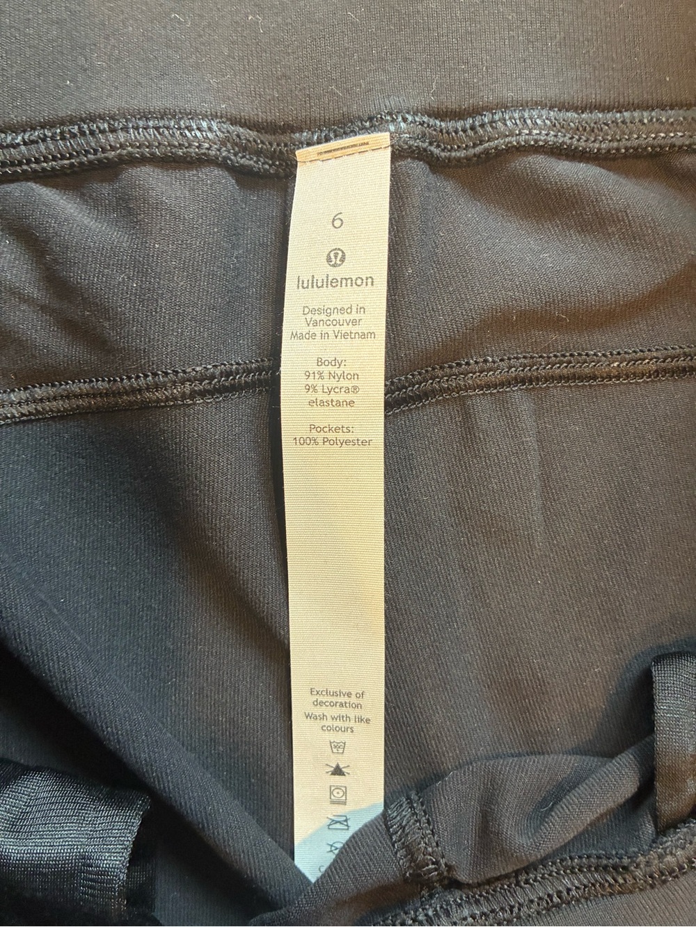 lululemon athletica Black Track Joggers